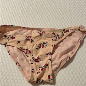 Baby pink floral swimsuit bottoms